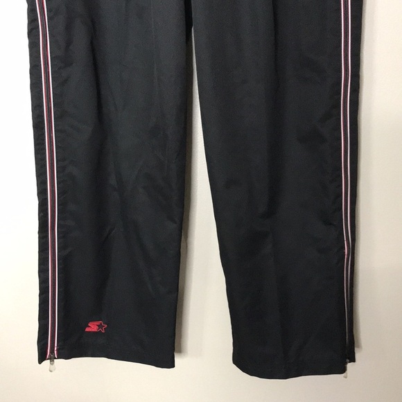 Vintage starter black 71 nylon elastic waist pants size medium - Picture 4 of 11